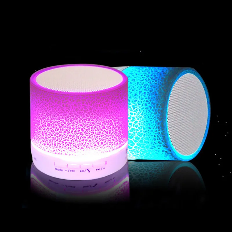 

Portable Mini Bluetooth Speakers Wireless Hands Free LED Speaker With TF USB FM Sound Music For Mobile Phone For iPhone