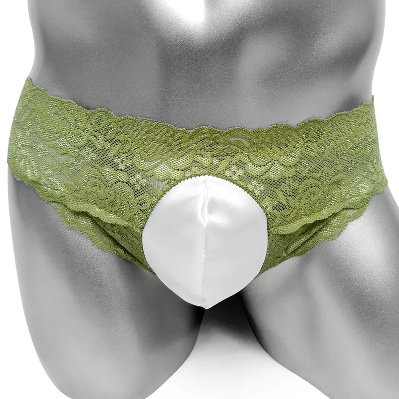 

Sissy Lace Thong Panties With Bulge Pouch Men sissy Pouch Panties Underwear See Through Sexy Lingerie Male Underpants