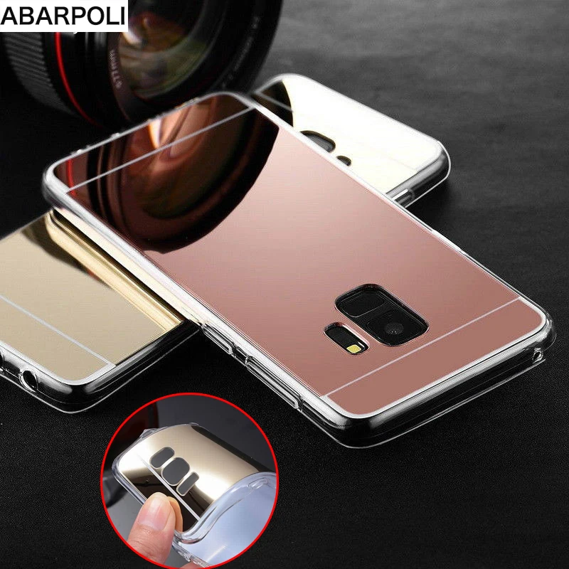 Мягкий зеркальный чехол для Samsung Galaxy A70 A50 A30 M10 M20 A6 A8 J4 J6 A9 A7 2018 Note9 A5 2017 S8 S9 S10 Plus S10E Tpu |