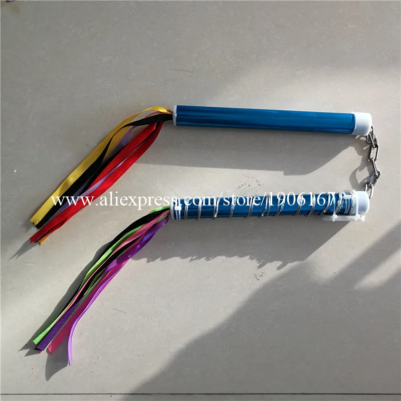 Новый дизайн Светодиодная лампа Nunchakus сценические представления цветная