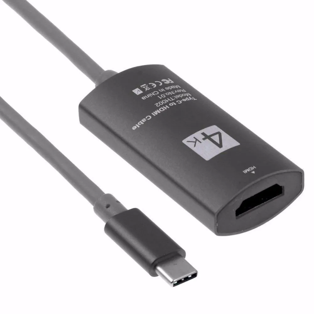 Usb type C к HDMI адаптер USB 3,1 к HDMI адаптер конвертер «Папа-мама» для MacBook2016/huawei Matebook/Smasung S8