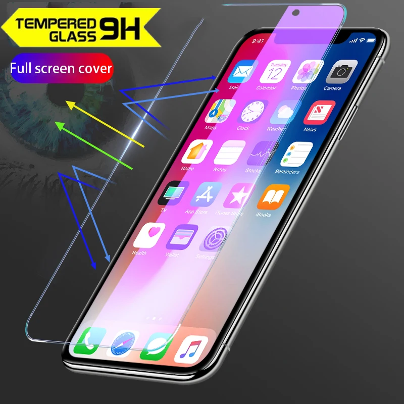 

3 X For Oneplus 7 6T 5T 6 Full Cover Real 9H Hardness Anti Blu-Ray Tempered Glass Screen Protector Hard Film Guard