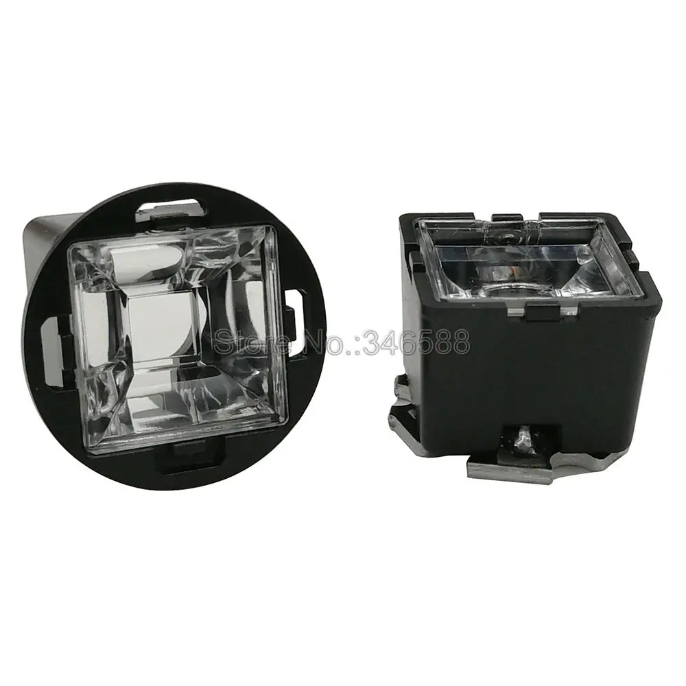 22 мм Ромб инфракрасный мониторинг ИК светодиодный объектив с черным держателем 30 45 60 90 120 градусов для 1 Вт 3 Вт 5 Вт высокой мощности 850нм 940нм светодиодный
