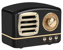 Unique Retro Radio Mini font b Bluetooth b font Speaker Vintage nostalgic Heavy Bass 3D Stereo