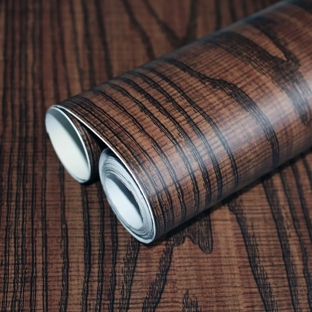 

HaokHom Wood Peel and Stick Self Adhesive Wallpaper For Walls 3d Wood color Covering furniture Sticker Shelf and Drawer Liner