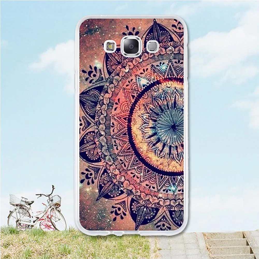 Чехол для телефона Samsung Galaxy E7 Fundas E7000 E7009 E700F E700H/DD E700H/DS E700M цветочный чехол с