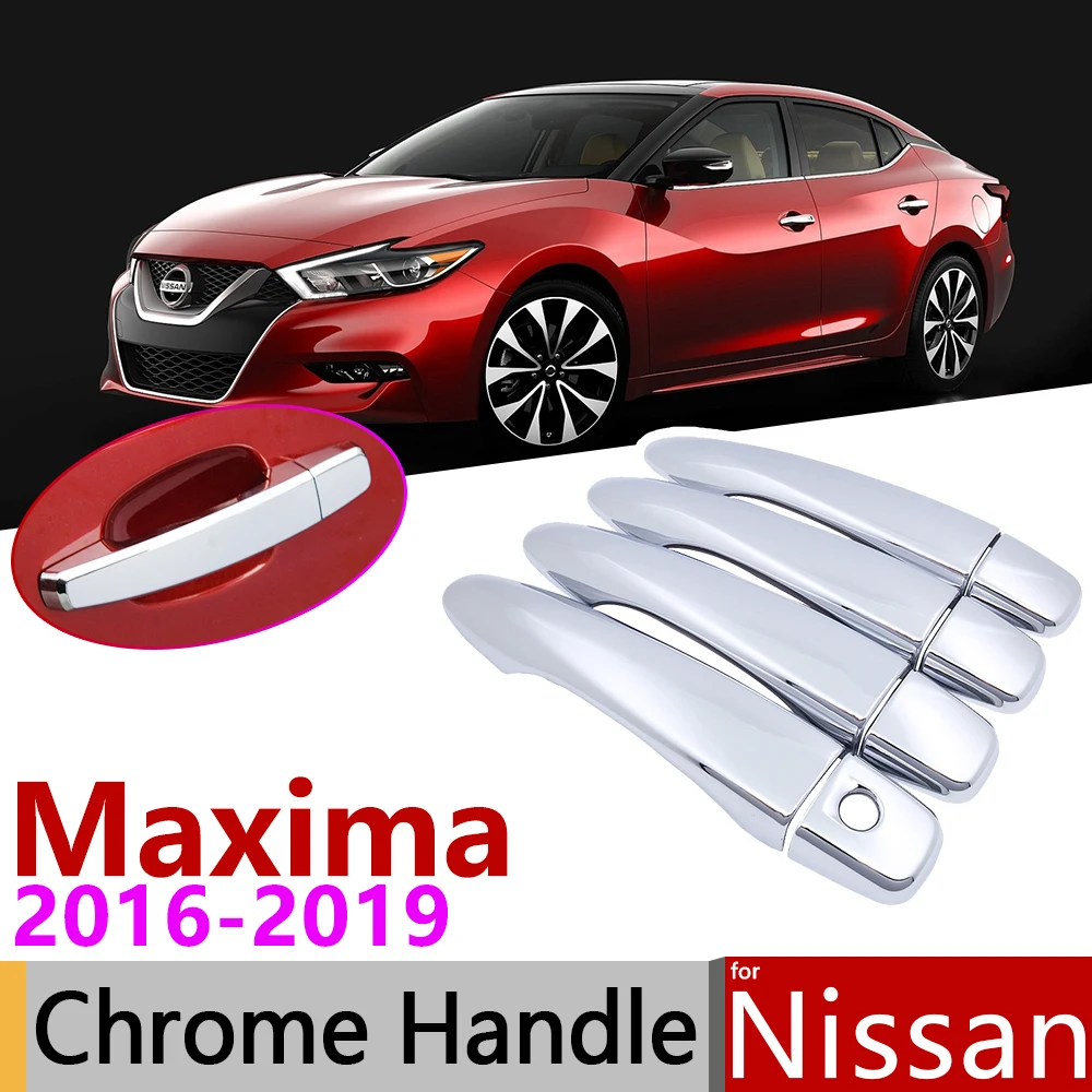 Роскошная хромированная накладка на дверную ручку для Nissan Maxima A36 2015-2019 аксессуары