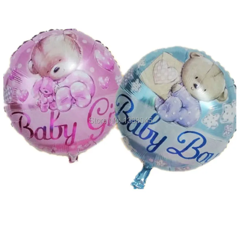 Buy 18" Baby Girl Helium Foil Balloons Happy Birthday