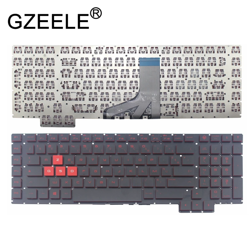 GZEELE New For HP OMEN 17-AN 17-AN000 17-AN013TX FR French Backlit keyboard SG-88000-XFA SN6168BL AZERTY | Компьютеры и офис