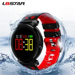 L8STAR K2 Bluetooth Smart Watch IP68 Водонепроницаемый красочные OLED Smartwatch крови Давление монитор сердечного ритма группа для iOS Android