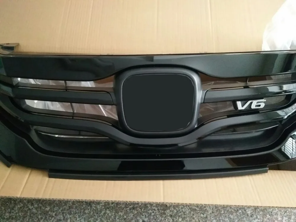 Передняя решетка бампера для Honda accord 2014 2015 черный спортивный стиль ABS OEM|bumper grille|front