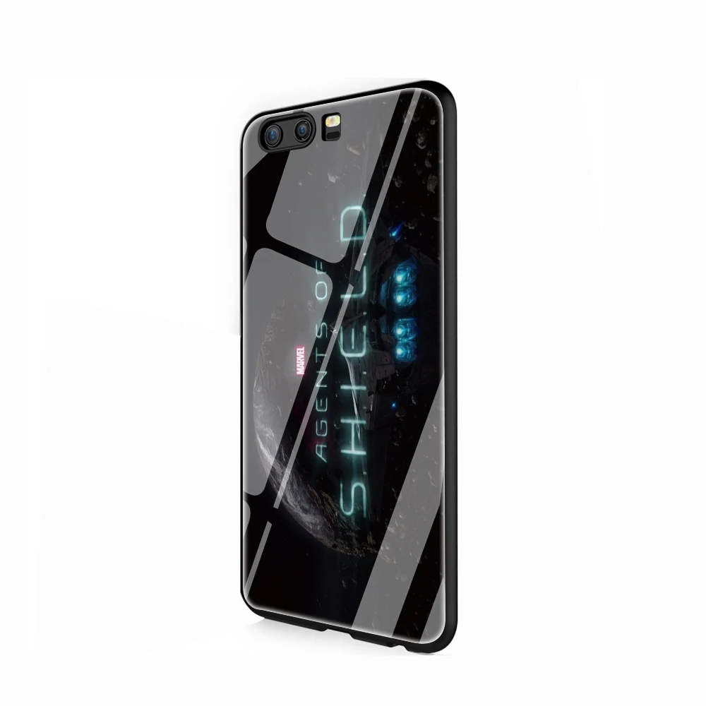 Агенты Marvel щита S. H. I. E. L. D чехол из закаленного стекла для телефона huawei Y9 Honor 8X 7A pro P10 20 Lite Pro mate 20 - Цвет: G1