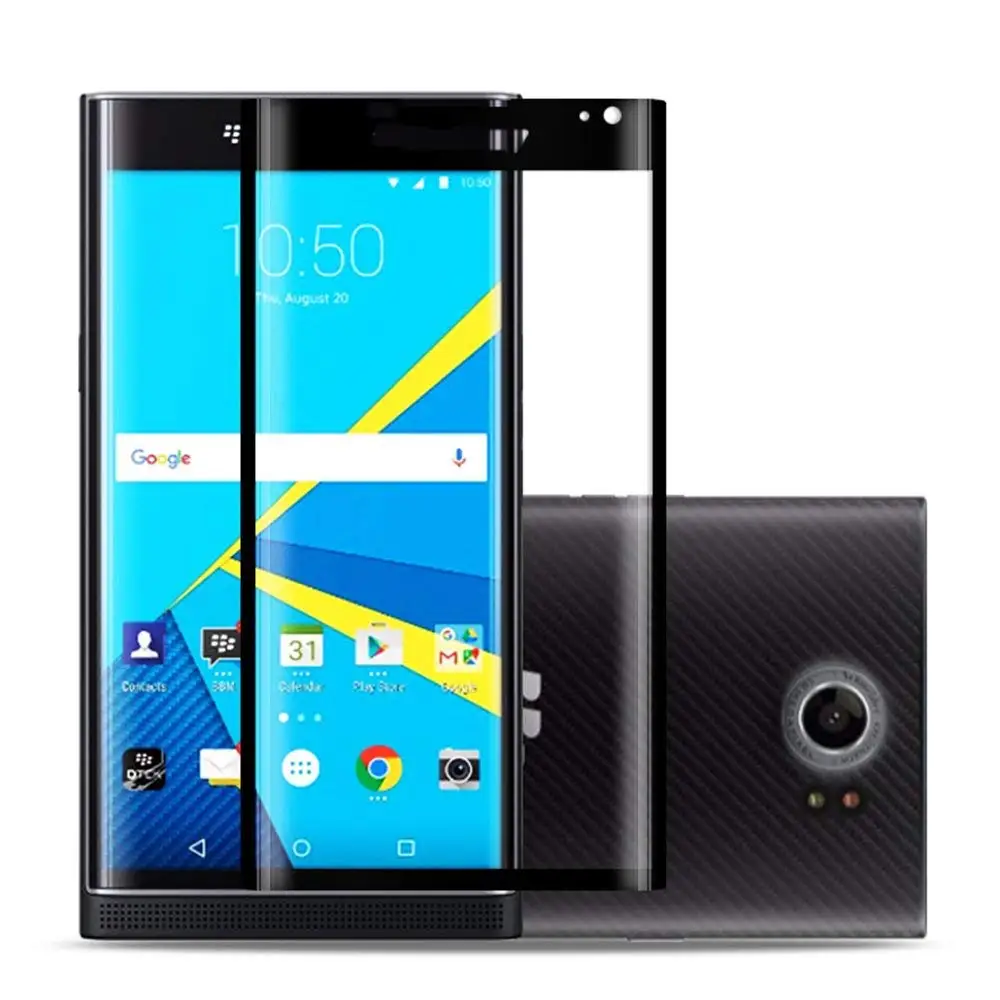 3D полное покрытие 9H закаленное стекло для Blackberry Keyone Защитная пленка экрана Priv