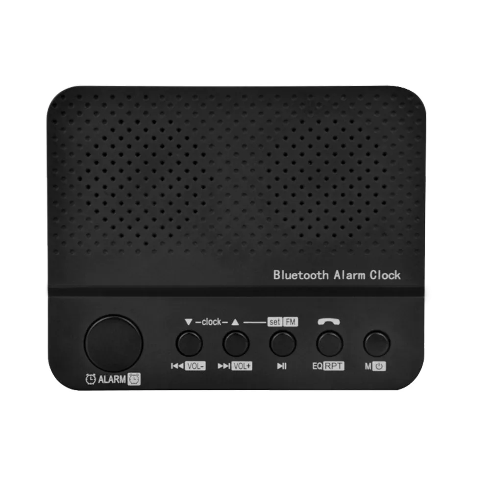 Настольные беспроводные bluetooth колонки будильник fm радио tf карта mp3 плеер линия