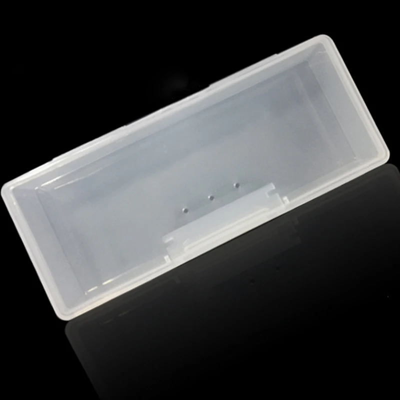 Стенд дисплей коробки Органайзер чехол буфера Шлифовальные Файлы пластиковая прозрачная; Нейл-арт оборудование коробка для хранения ногтей маникюрные инструменты