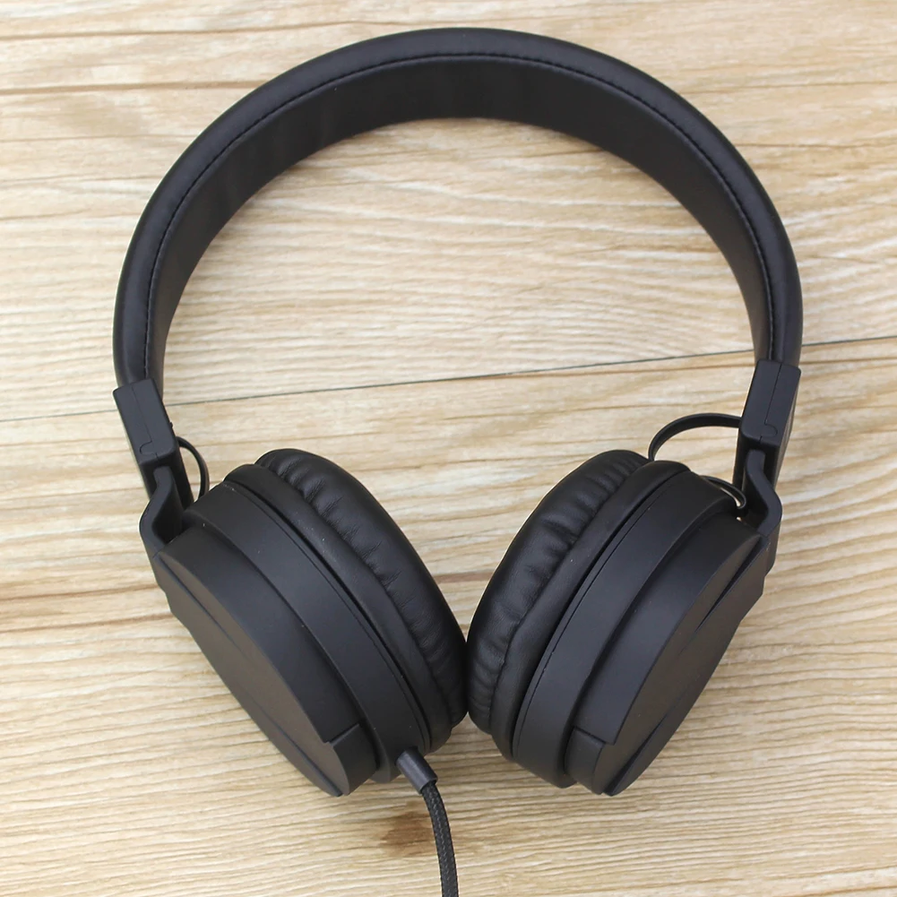 

Fashion Earphone Foldable 3.5mm Stereo Headphone Headset Hands-free Call with Microphone Cable For Windows iOS Android Phone