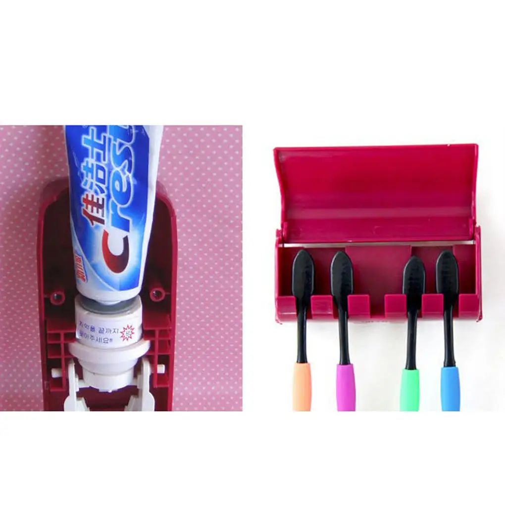 1 комплект держатель зубной щетки Автоматический Диспенсер зубной пасты, для зубной щетки держатель Ванная комната инструменты