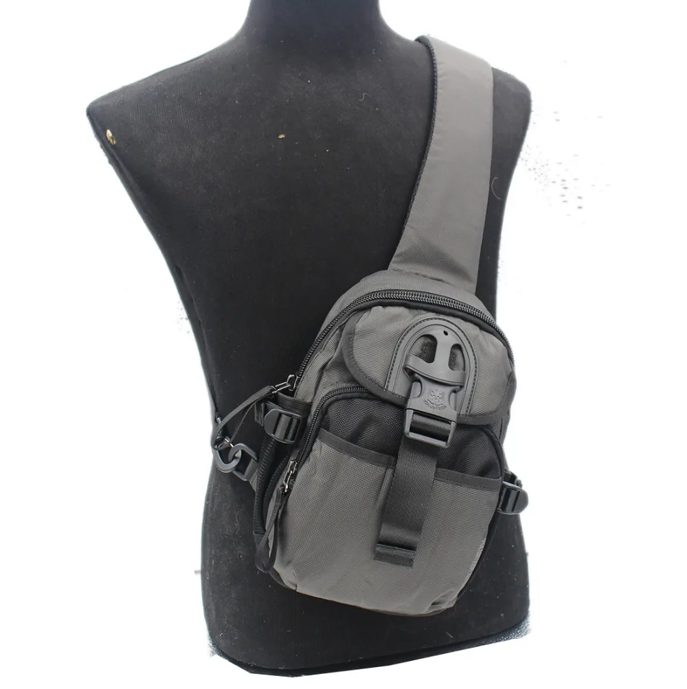 

Men High Quality Waterproof Oxford Military Single Shoulder Messenger Bag Cross Body Assault Chest Sling Back Pack Bags
