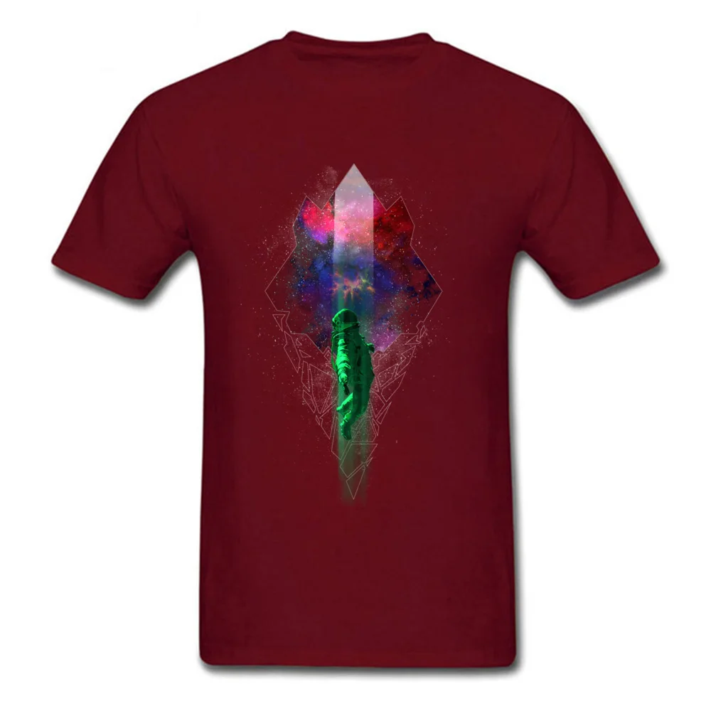 The Lost Cosmic Scout Mother Day Pure Cotton Crewneck T Shirt Short Sleeve Casual Sweatshirts Brand New Family Tshirts The Lost Cosmic Scout maroon
