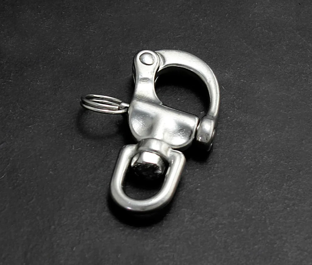 

Biker Stainless Steel Hook Clasp Buckle For Biker Wallet Chain Key Chain 01