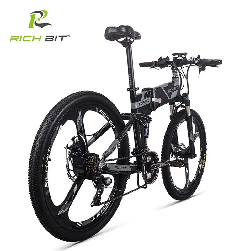 RichBit RT-860 36V*250W 12.8Ah Mountain Hybrid Electric Bicycle Cycling Watertight Frame Inside Li-on Battery Folding ebike RichBit RT-860 36V*250W 12.8Ah Mountain Hybrid Electric Bicycle Cycling Watertight Frame Inside Li-on Battery Folding ebike