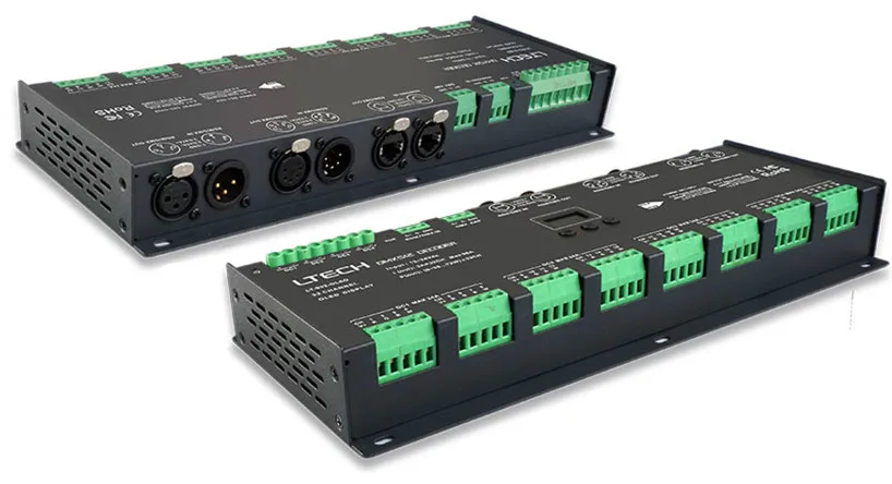 LT 932 OLED 32CH контроллер dmx DC12 24V вход 3A * 32CH/Макс. 96A выход|dmx decoder|dmx electronicsdmx dj |