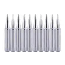 10 шт./компл. 900M-T-B паяльные железные наконечники бессвинцовые сварочные наконечники для 936 паяльная станция инструменты