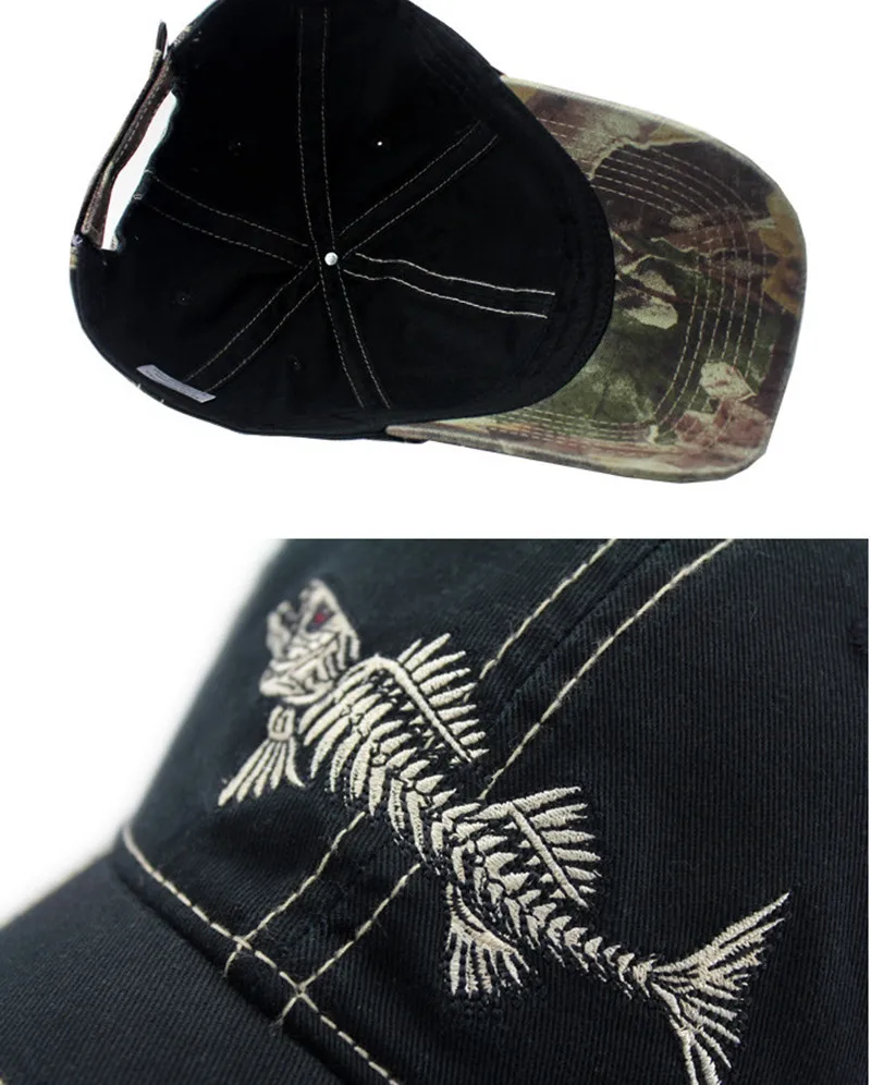 Новые летние модные кепки, хлопковые бейсбольные шапки, регулируемые хип-хоп шапки с рисунком рыбьей кости, с вышивкой, солнцезащитные шапки для мужчин и женщин