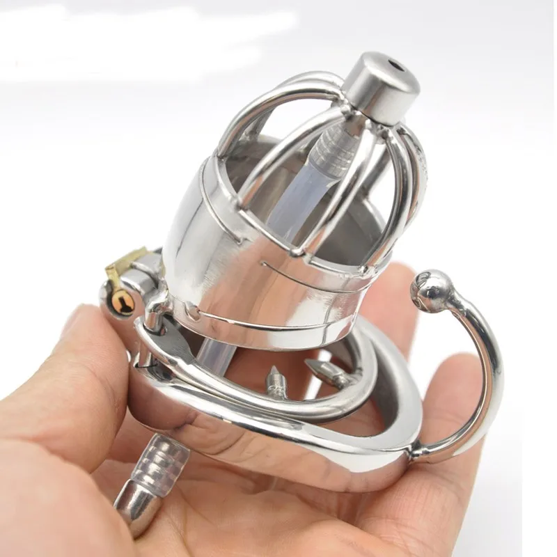 cbt toy cb600s male chastity cage stainless steel cock cages chastity devices with soft catheter penis lock bondage sex products 3 cbt toy cb600s male chastity cage stainless steel cock cages chastity devices with soft catheter penis lock bondage sex products 3