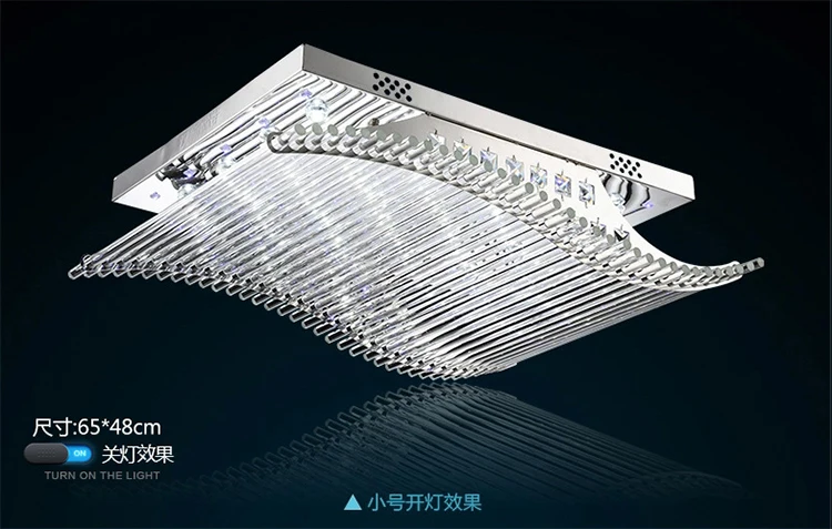Plafonniere Met Kristallen : Moderne kristallen kroonluchter led kleurverandering met