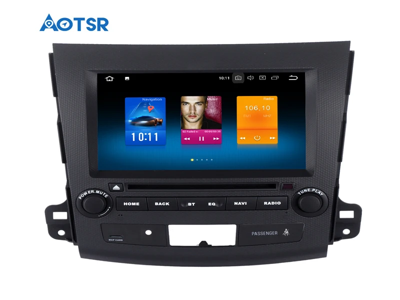 Cheap Android 8.0 Car DVD player GPS Navigation for Mitsubishi Outlander 2006~2012 For Citroen C-Crosser for Peugeot 4007 27