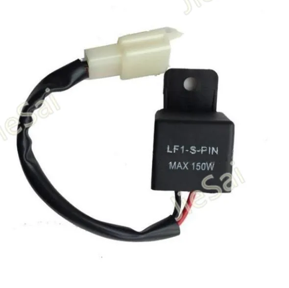 

2 PIN 12V Electronic Flasher Relay Flasher Light for Motorcycle with Terminal Flash Relay for 0.02A-20A Motorcycle Accessories