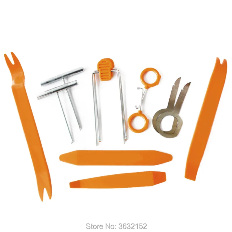 12PCS Car Radio Plastic Auto Dismantle Tools Kit Accessories Styling For Porsche cayenne macan 911 panamera 997 996 918 955 | Автомобили и