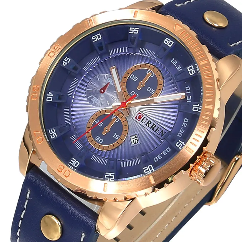 

Mens Watches Top Brand Luxury Quartz Watch CURREN Fashion Casual Business Watch Male Wristwatches Quartz-Watch Relogio Masculino