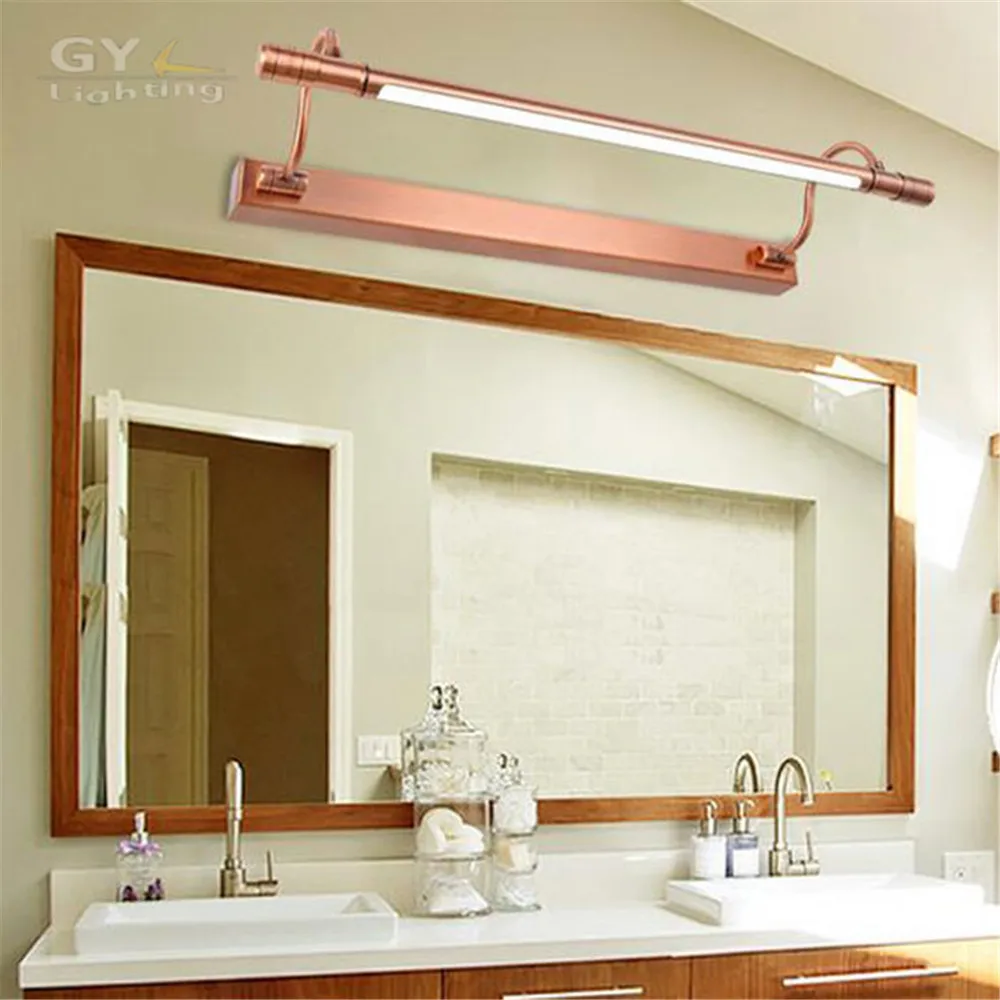 Por Bathroom Table Lamp Lots L48cm L65cm Wall Lamp Bathroom Led Front Mirror Lights Modern Dressing Table Mounted Cosmetic