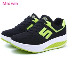new Spring sneakers summer women running shoes Mesh zapatillas hollow female sport shoes breathable high-heeled Walking shoes
