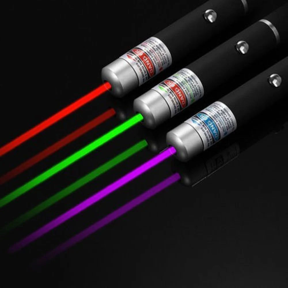 5mW Laser Pointer High Power 650nm green 532nm blue violet 405nm Laser