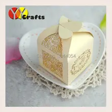 Свадебный уникальные свадебные подарочная коробка пользовательский размер и цвет 50 шт. в партии упаковки конфет держатель