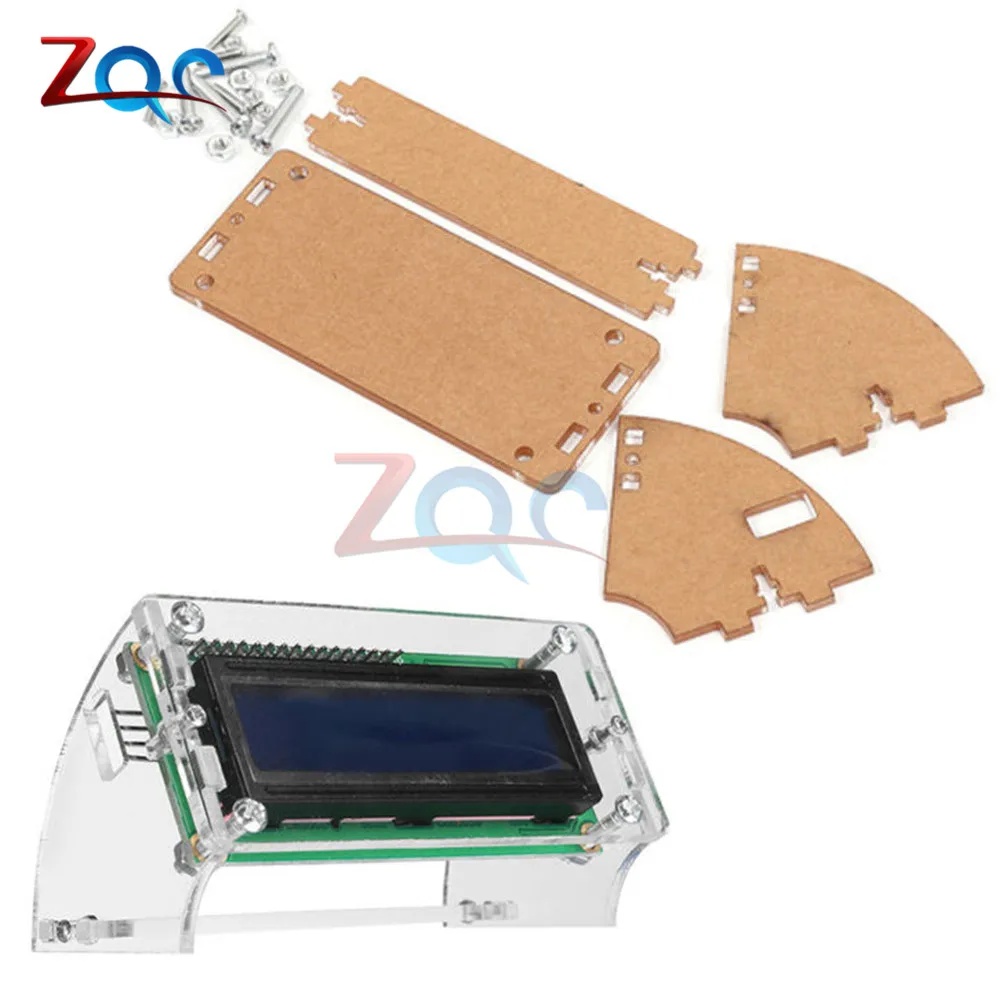 Transparent Acrylic Shell For Lcd1602 Lcd Screen With Screw/nut Lcd1602