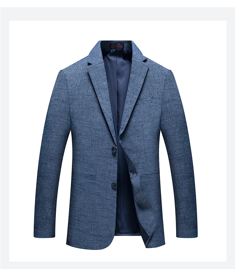 New Arrival Spring Men's Suits Jackets High Quality Grey Blue Casual Blazer Men, Casual Jackets Men Plus-size M-3XL