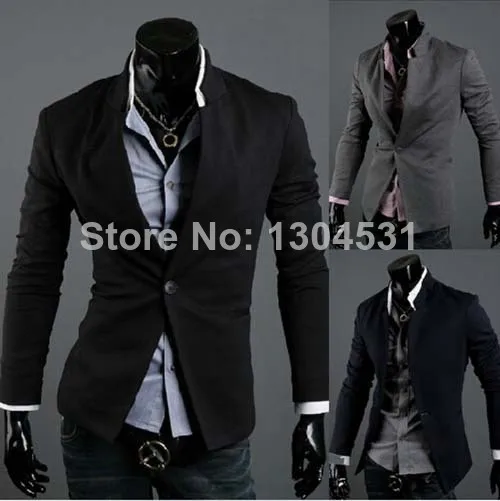 Corea moda para hombre Casual Slim Fit traje Sport Coat Dress negocios Blazer chaqueta en tamaño ml XL XXL y 006|jacket yellow|jacket with rabbit furjacket work - AliExpress