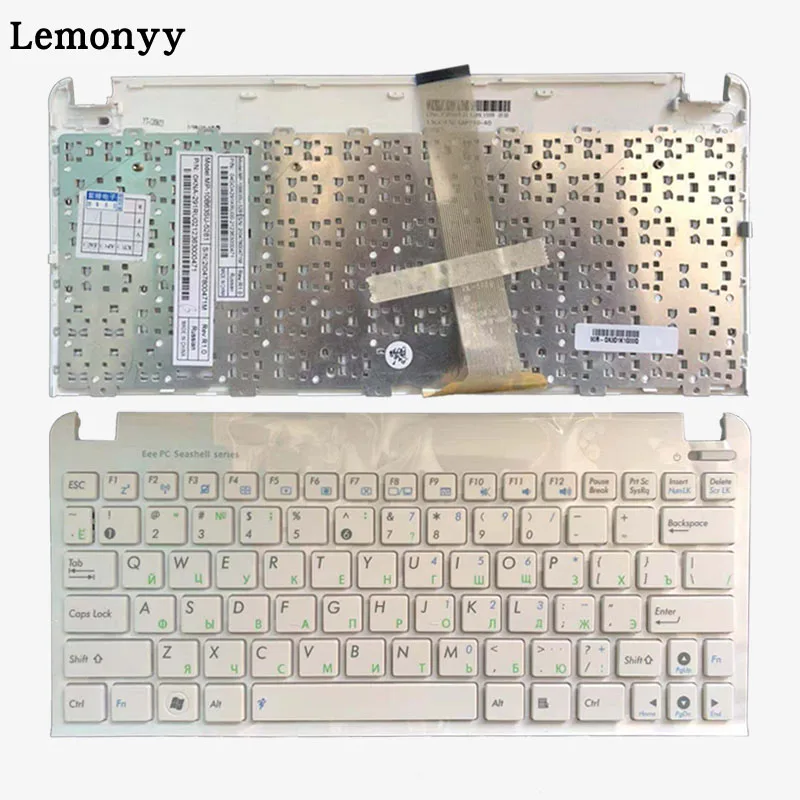 Новая русская клавиатура для ноутбука Asus Eee PC 1015 series 1015B 1015PW 1015CX 1015PD 1011 1015PX с Рамочная клавиатура