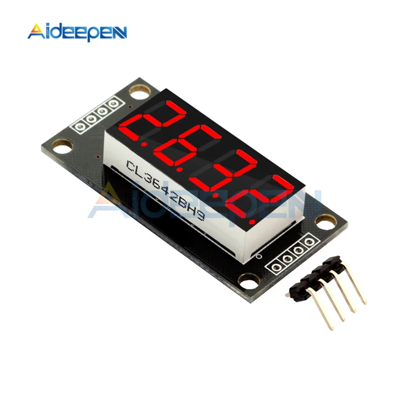 7 SEGMENTI Display a LED con Orologio TM1637 per Arduino Raspberry Pi 4 cifre
