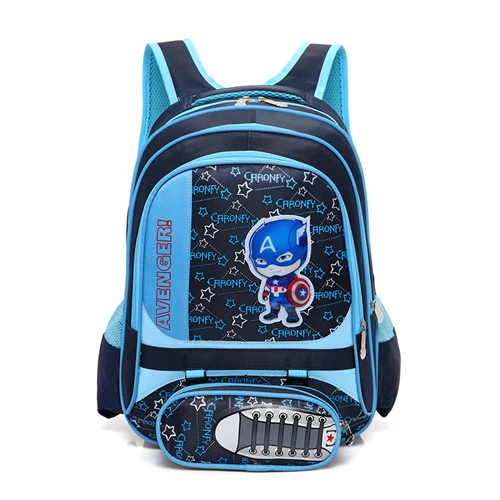 Для девочек школьные детские сумки, рюкзаки основной Bookbag ортопедические школьные рюкзаки принцессы Mochila Infantil sac dos enfant - Цвет: blue