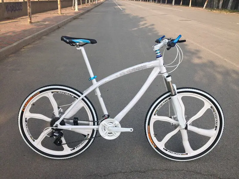 26*17 inch aluminium alloy frame bicycle bicicleta mountain bike 21 speed disc brakes tall man MTB road bike