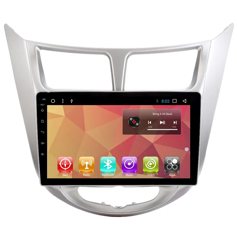 9" Android Car Multimedia Stereo DVD GPS Navigation for Hyundai Verna