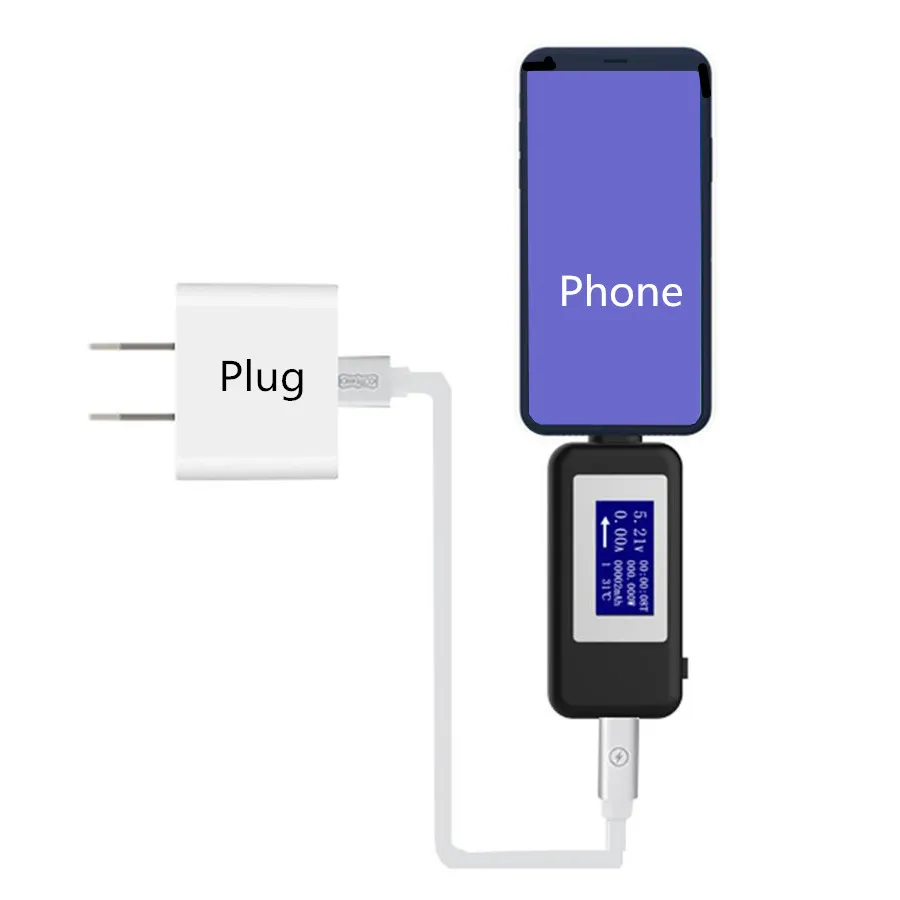 Usb type C USB тестер ЖК-цифровой измеритель напряжения вольтметр Ампер Вольт Амперметр детектор зарядное устройство индикатор скидка 20