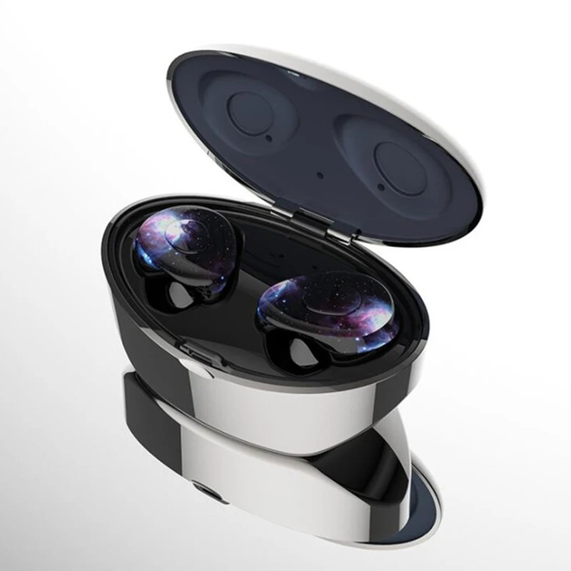 

TWS True Wireless Earbuds Earphone Waterproof Bluetooth 5.0 Earphones In-ear Noise Reduction Sport Headset with Charging Box