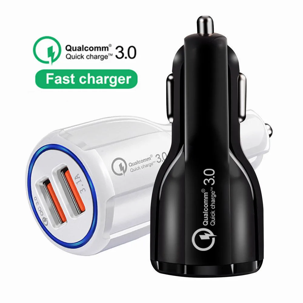 Автомобильное зарядное устройство Quick Charge 3 0 2 для мобильного телефона s порта USB