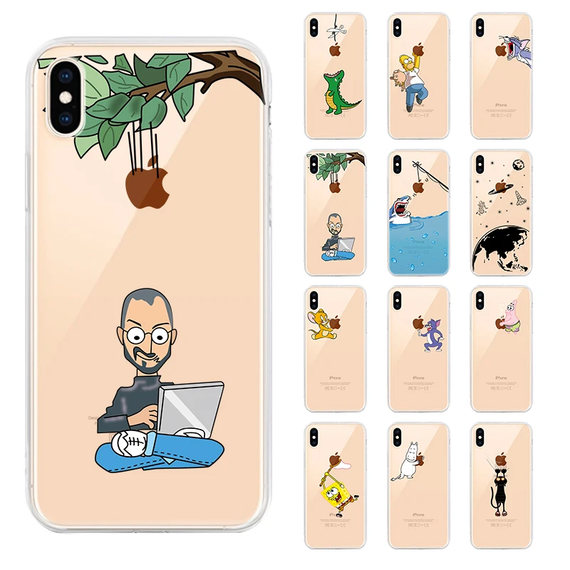 Прозрачный мягкий силиконовый чехол Gertong для iphone XS Max XR X 10 | Мобильные телефоны и